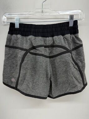 lululemon athletica women's Gray and Black Athletic Shorts
